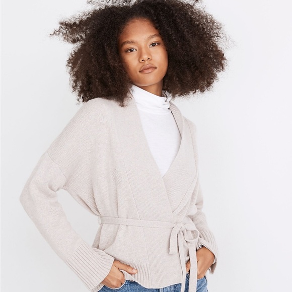 Madewell Sweaters - NWT Madewell Wrap Cardigan Sweater XXS